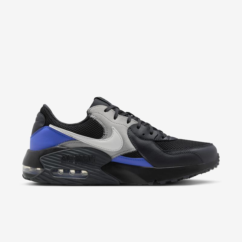 Nike Air Max Excee, Gris Humo Oscuro/Blanco Cumbre-Negro, hi-res