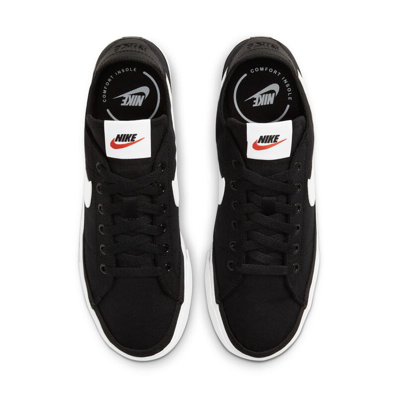 Nike Court Legacy Canvas, Negro/Blanco, hi-res