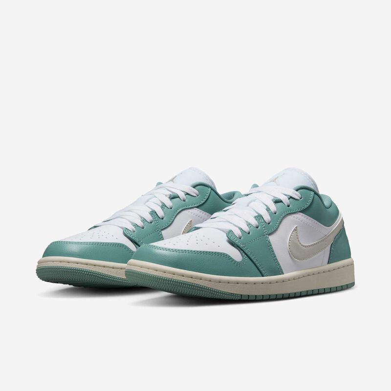 Air Jordan 1 Low, Blanco/Cañón/Vela/Marrón Orewood Claro, hi-res