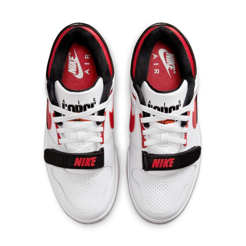 Nike Air Alpha Force 88, Blanco/Negro/Gris neutro/Rojo universitario, hi-res