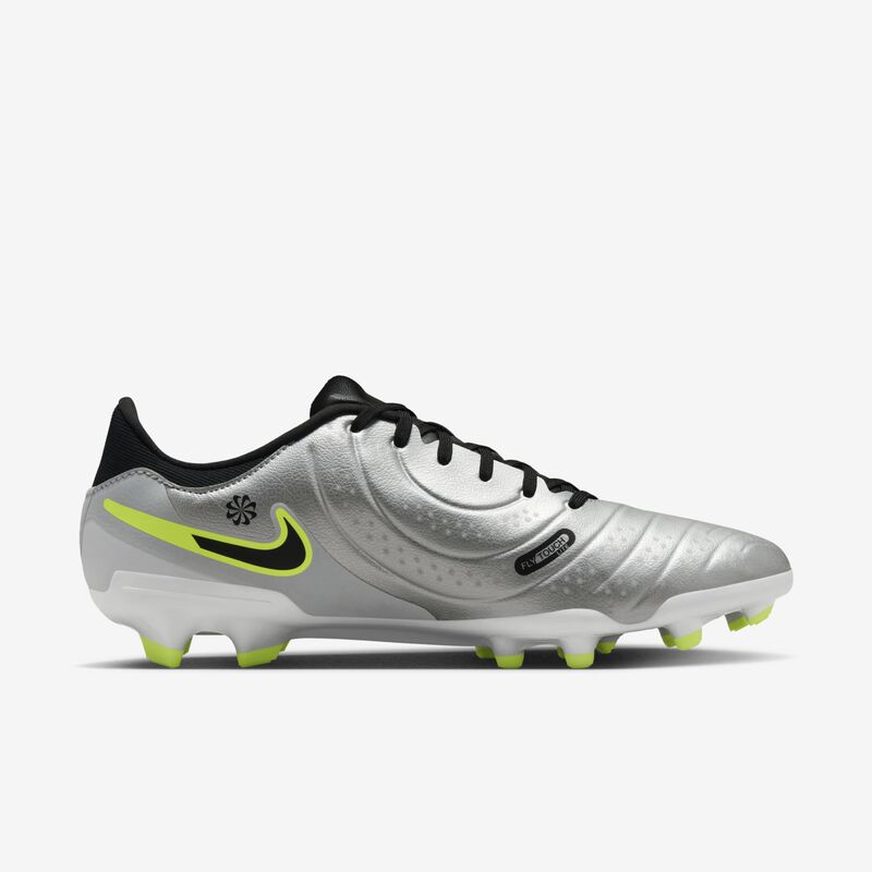 Nike Tiempo Legend 10 Academy, Plata Metalizada/Negro-Voltio, hi-res