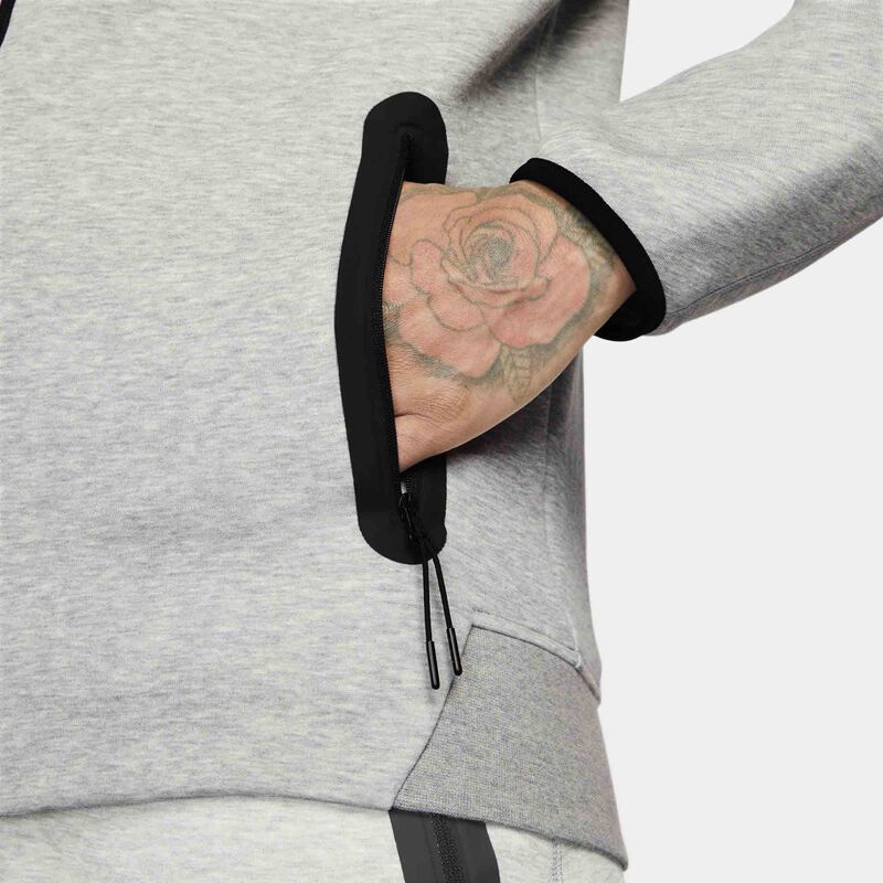 Nike Sportswear Tech Fleece Windrunner, Gris oscuro jaspeado/Negro, hi-res