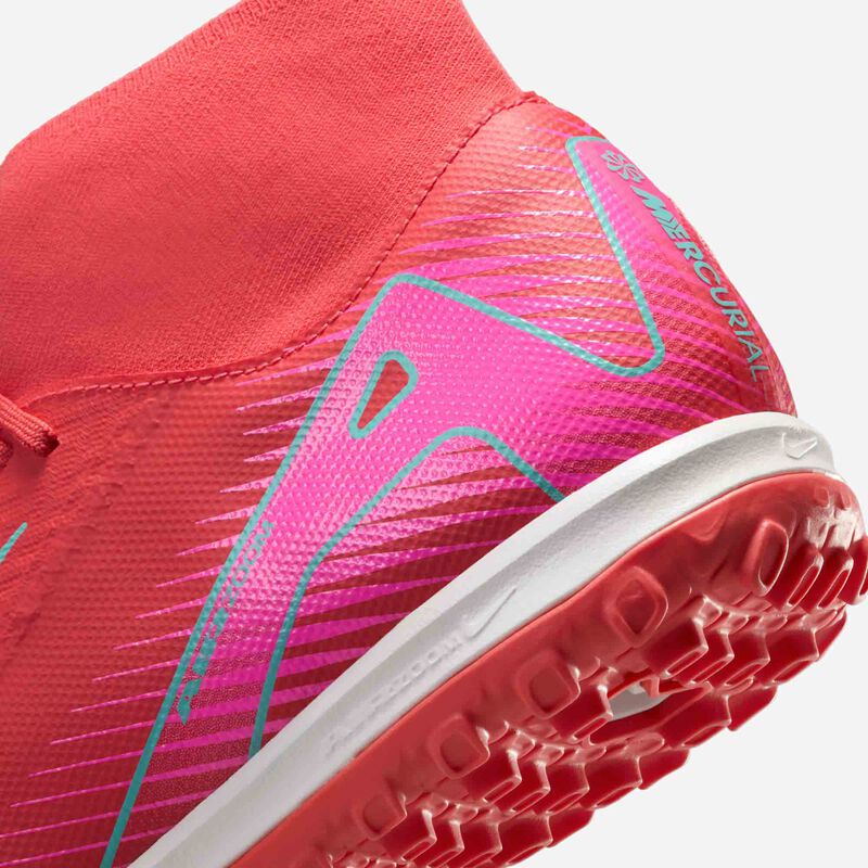 Nike Mercurial Superfly 10 Academy, Brasa Resplandor/Verde Aurora, hi-res