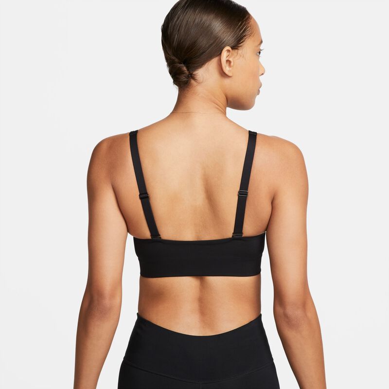 Nike Indy Plunge Cutout, Negro/Gris Humo, hi-res