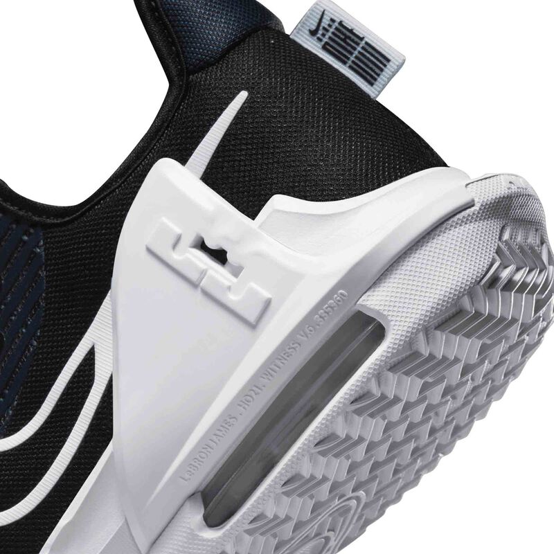 Nike LeBron Witness 6, Negro/Obsidiana oscuro/Blanco, hi-res