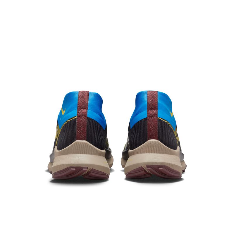 Nike React Pegasus Trail 4 GORE-TEX, Negro/Azul fotográfico claro/Rojo pista/Azufre vivo, hi-res