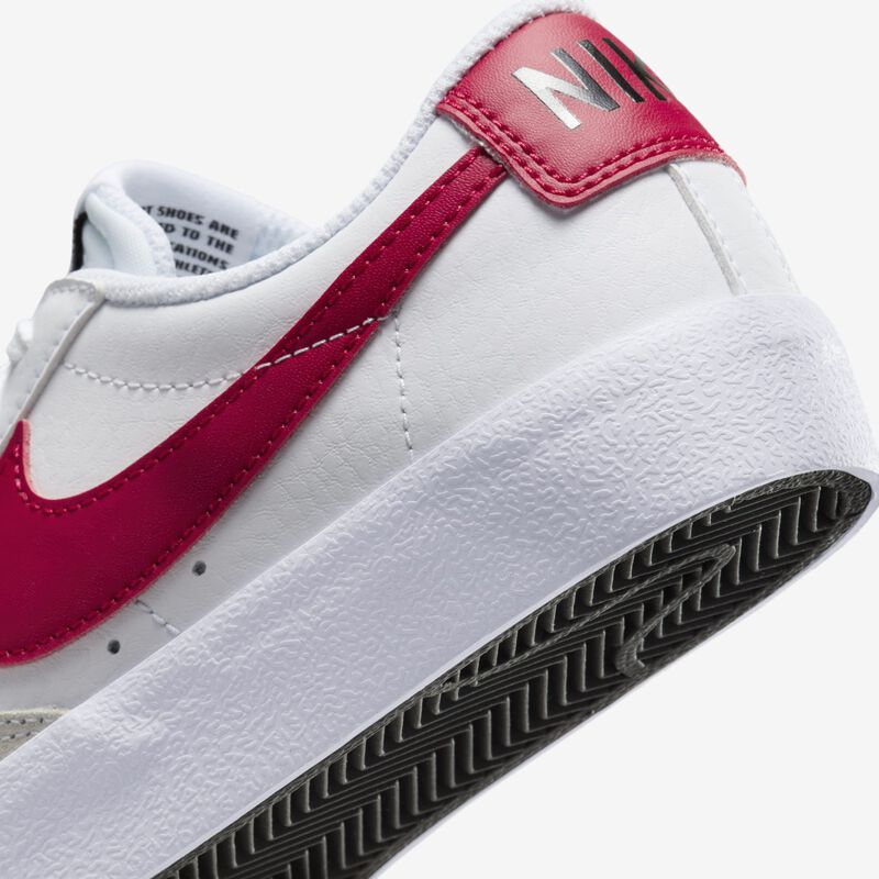 Nike Blazer Low 77, Blanco/Rojo Gimnasio-Negro, hi-res