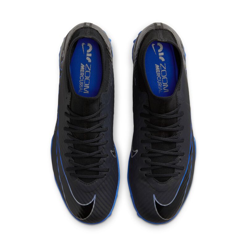Nike Zoom Mercurial Superfly 9 Academy TF, Negro/Hiperroyal/Cromo, hi-res