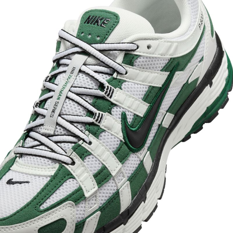 Nike P-6000, Blanco Cumbre/Negro/Blanco Cumbre Metalizado/Abeto, hi-res