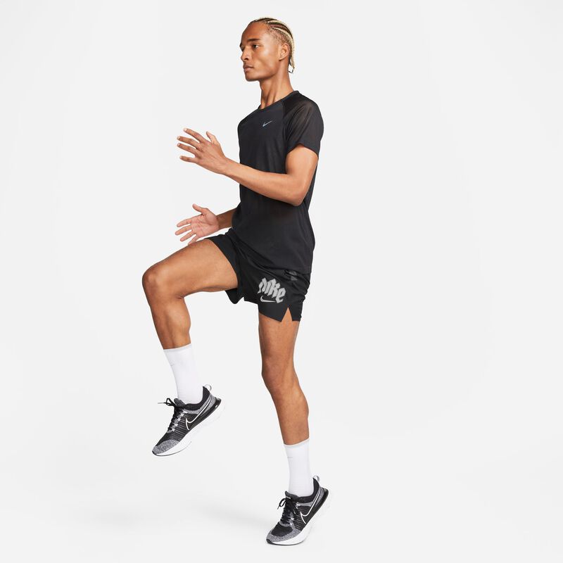 Nike DriFIT ADV Run Division TechKnit, Negro/Reflejo, hi-res