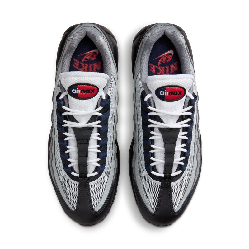 Nike Air Max 95, Negro/Antracita/Gris ahumado/Rojo pista, hi-res