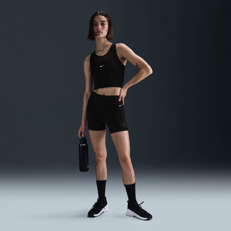 Nike Pro, Negro/Blanco, hi-res