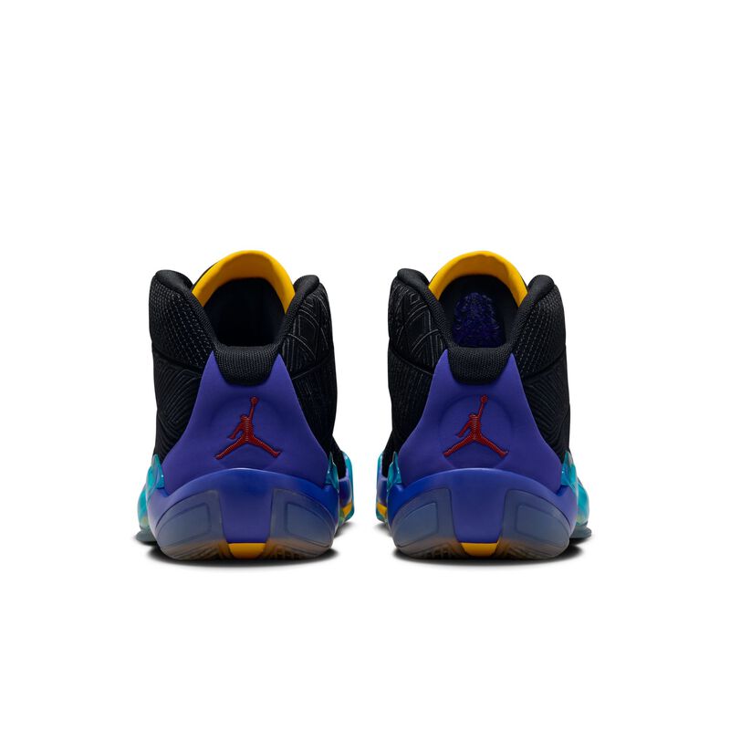 Air Jordan XXXVIII "Aqua", Negro/Concordia brillante/Tono aguamarina/Rojo genuino, hi-res