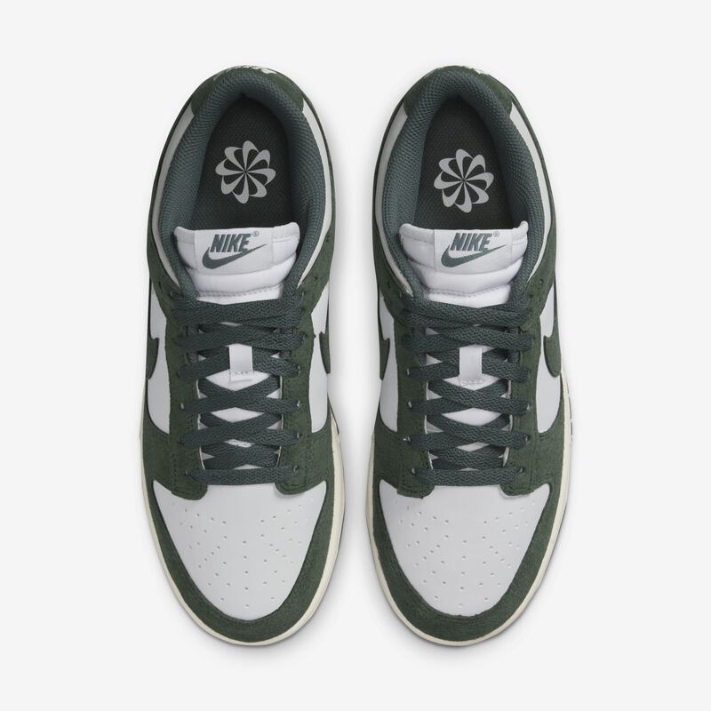 Nike Dunk Low, Polvo De Fotones/Verde Vintage-Vela-Blanco, hi-res