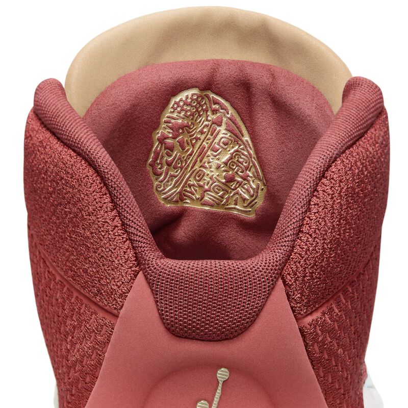 Air Jordan XXXVIII Chinese New Year, Cedar/Pómice claro/Granate/oro metalizado, hi-res