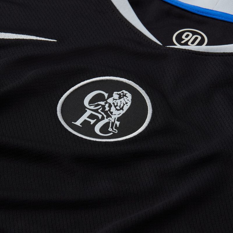 Chelsea FC 2025/26 Stadium Third, Negro/Plata de Campo/Juego Real/Plata de Campo, hi-res