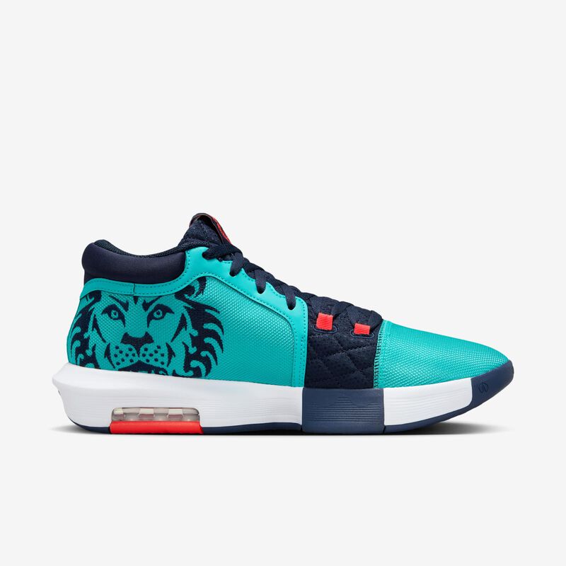 LeBron Witness VIII, Cactus Empolvado/Obsidiana/Blanco/Carmesí Brillante, hi-res