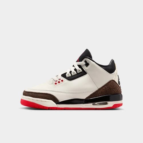 Air Jordan 3 Retro "Sail and University Red", Vela/Rojo universitario/Marfil p&aacute;lido/Negro, hi-res