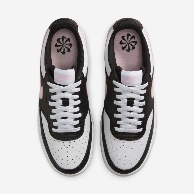 Nike Court Vision Low Next Nature, Negro/Blanco/Espuma Rosa, hi-res