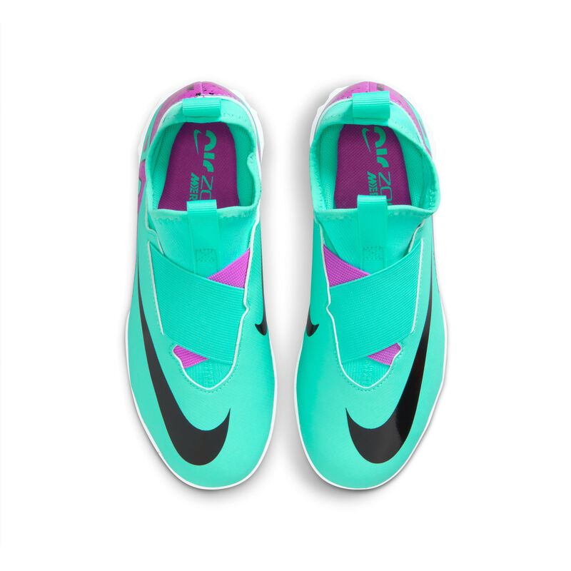 Nike Jr. Zoom Mercurial Vapor 15 Academy TF, Hiperturquesa/Negro/Blanco/Sueño fucsia, hi-res