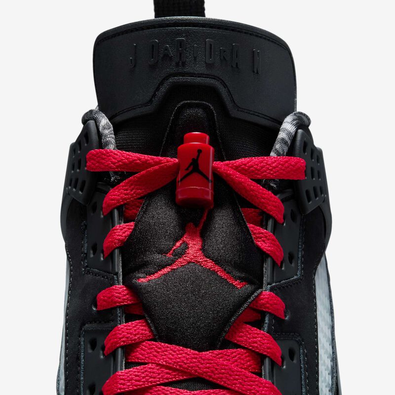 Jordan Spizike Low, Negro/Verde Clásico/Blanco/Rojo Universitario, hi-res