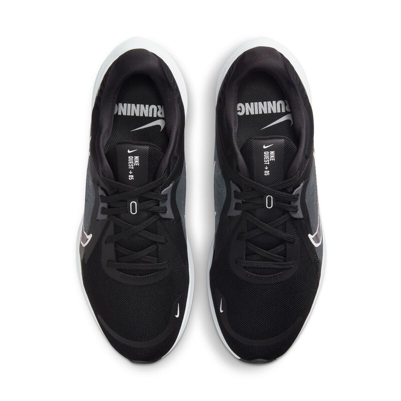 Nike Quest 5, Negro/Gris hierro/Gris humo oscuro/Blanco, hi-res