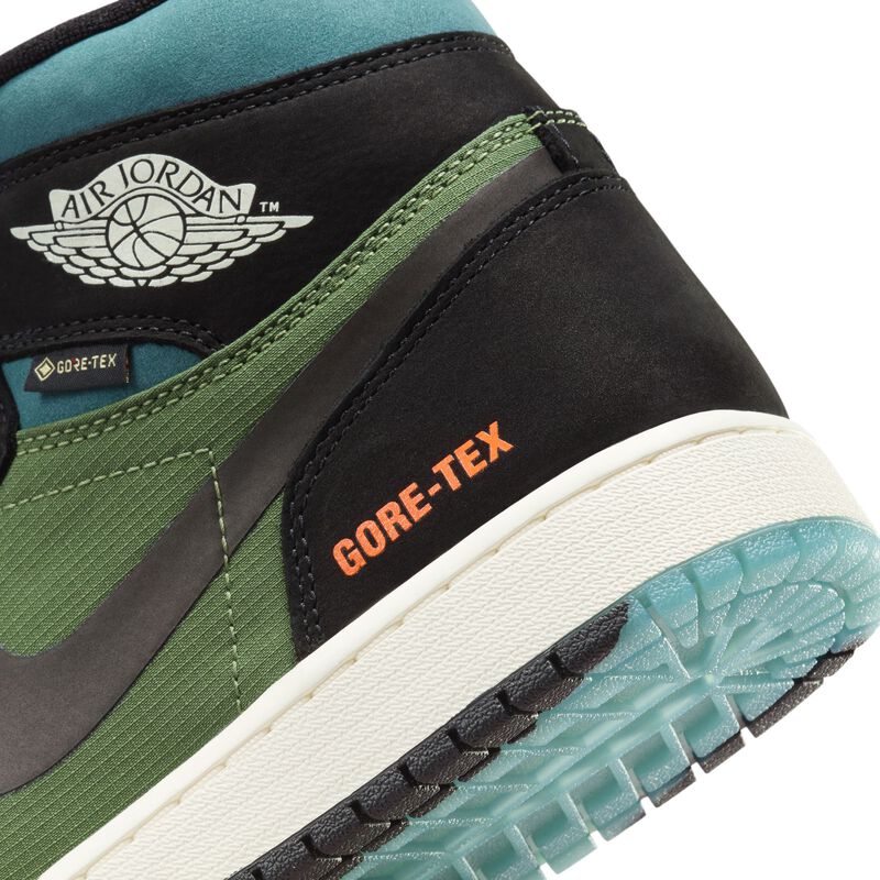 Air Jordan 1 Element, Negro/Mandarina brillante/Vela/Olivo claro Sky J, hi-res