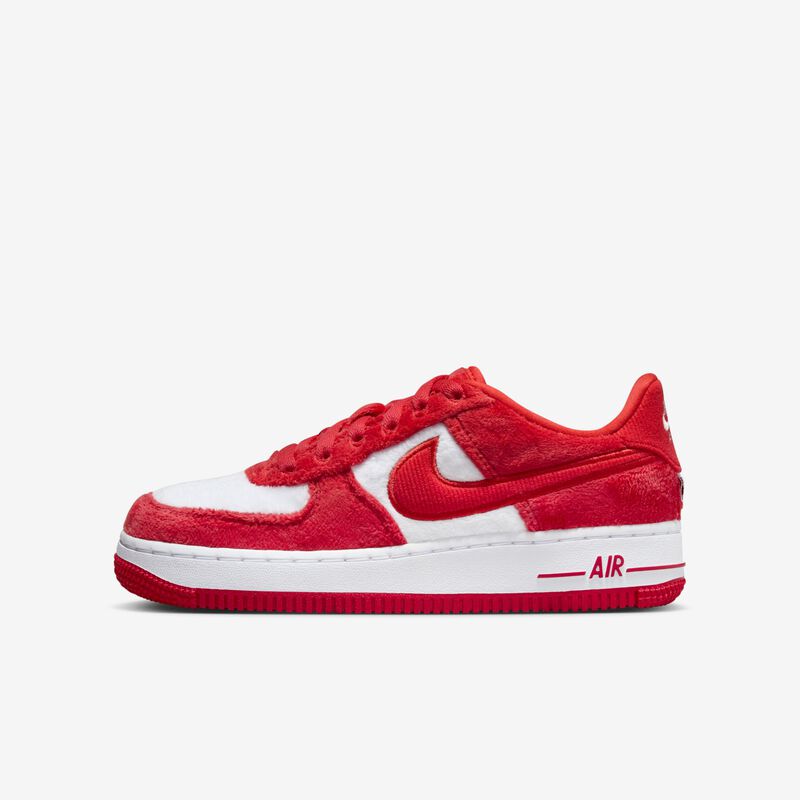 Nike Air Force 1, Espuma Rojo Fuego/Blanco/Rosa/Carmesí Claro, hi-res
