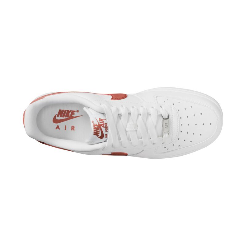 Nike Air Force 1 '07, Blanco/Naranja Rugoso, hi-res