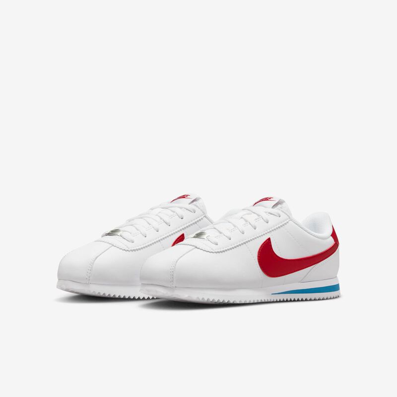 Nike Cortez, Blanco/Azul Universitario/Rojo Universitario, hi-res