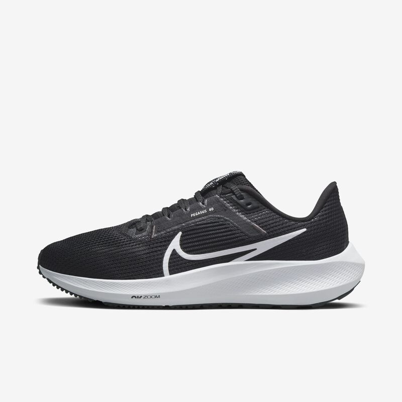 Nike Pegasus 40, Negro/Gris hierro/Blanco, hi-res