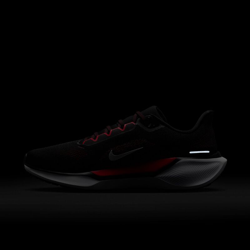 Nike Pegasus 41, Negro/Fire Red/Blanco, hi-res
