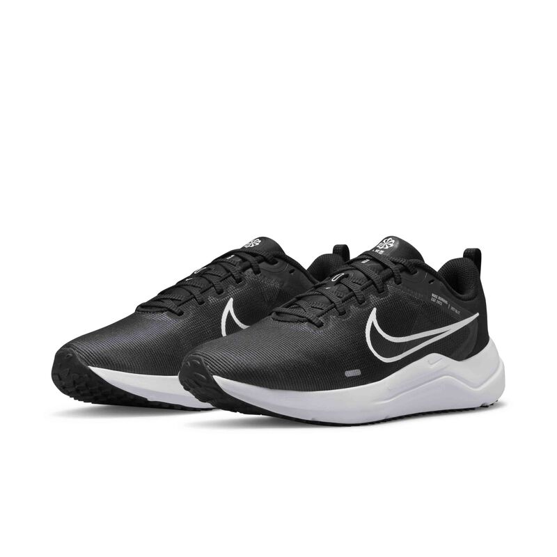 Nike Downshifter 12, Negro/Smoke Grey/Pure Platinum/Blanco, hi-res