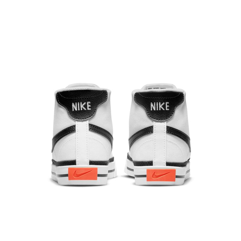 Nike Court Legacy Canvas Mid, Blanco/Naranja team/Negro, hi-res