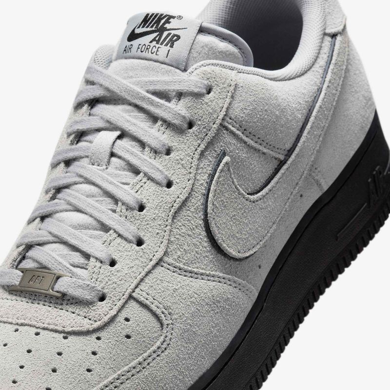 Nike Air Force 1 '07 LV8, Gris Humo Claro/Gris Humo Claro-Negro, hi-res
