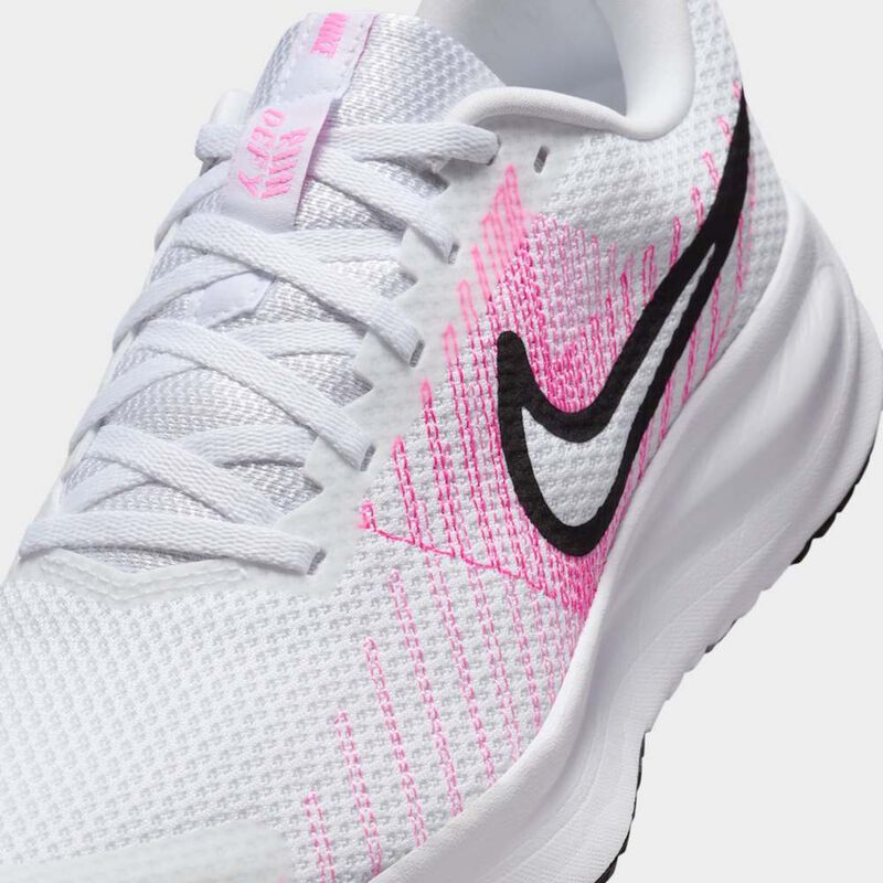 Nike Run Defy, Blanco/Negro-Rosa Hechizo-Hiper Rosa-Negro, hi-res