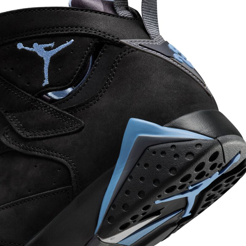 Air Jordan 7 Retro, Negro/Chambray/Gris claro, hi-res