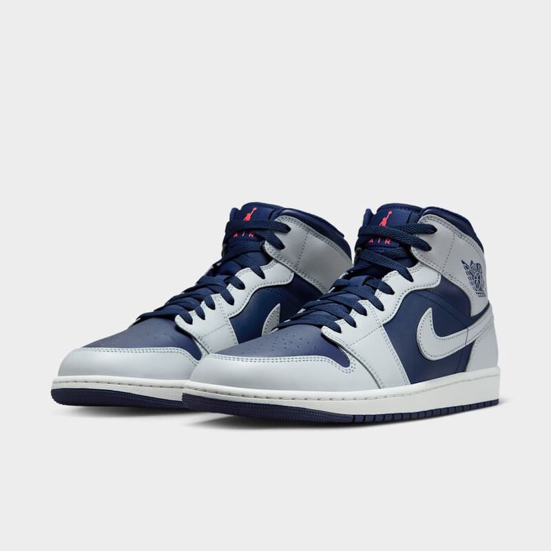 Air Jordan 1 Mid, Azul Vac&iacute;o/Platino Puro-Cumbre Lava-Lava Al Rojo Vivo-Foto Azul, hi-res
