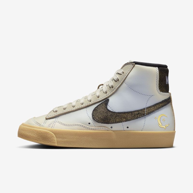 Nike Blazer Mid '77 Premium, Marrón verdoso claro/Oro topacio/Azul susurro/Amarillo goma, hi-res