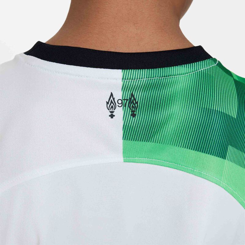 Liverpool FC visitante 2023/24 Stadium, Blanco/Chispa verde/Negro, hi-res