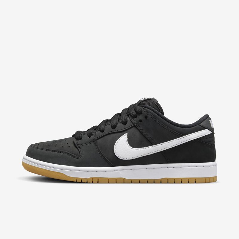 Nike SB Dunk Low Pro AA, Negro/Negro/Goma Marrón Claro/Blanco, hi-res