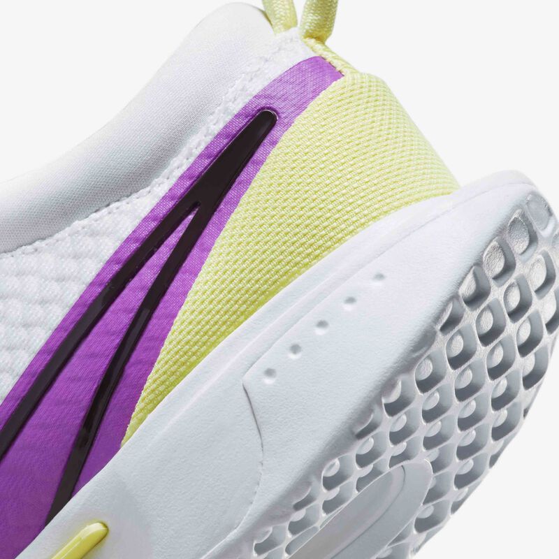 NikeCourt Air Zoom Pro, Blanco/Tinte limón/Tierra/Sueño fucsia, hi-res