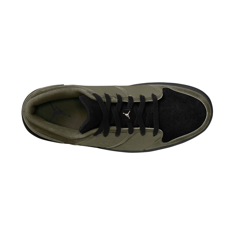 Jordan Nu Retro 1 Low, Oliva Medio/Negro/Hueso Claro-Antracita, hi-res