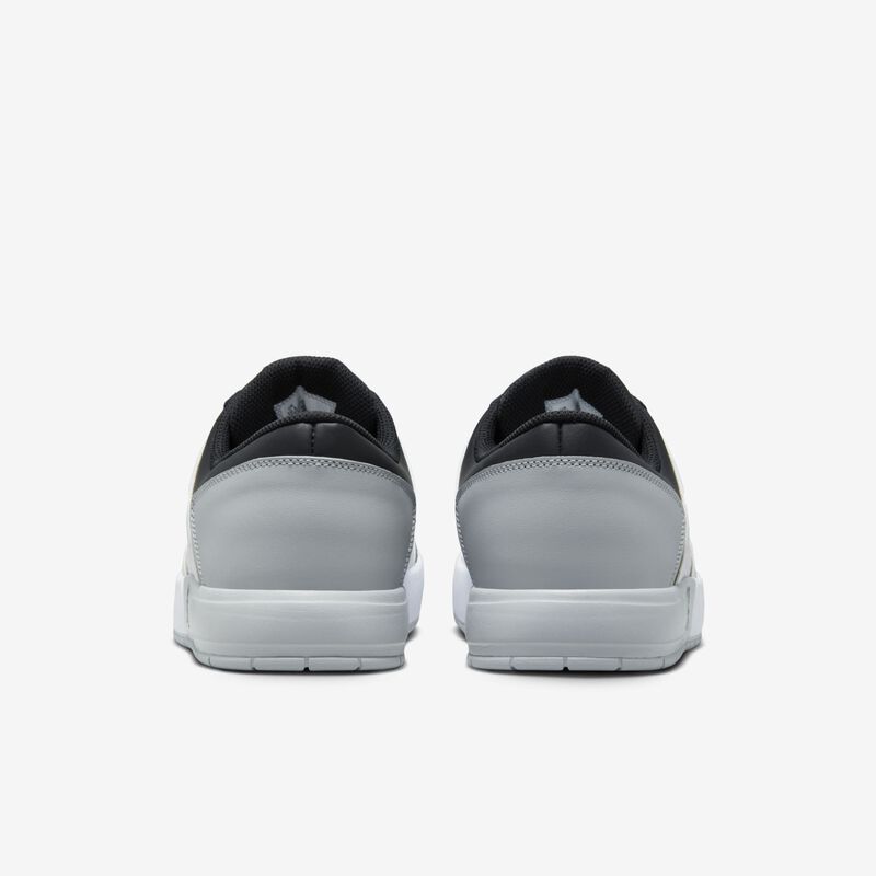 Jordan Nu Retro 1 Low, Blanco/Negro-Gris Ahumado Claro-Rojo Universitario, hi-res