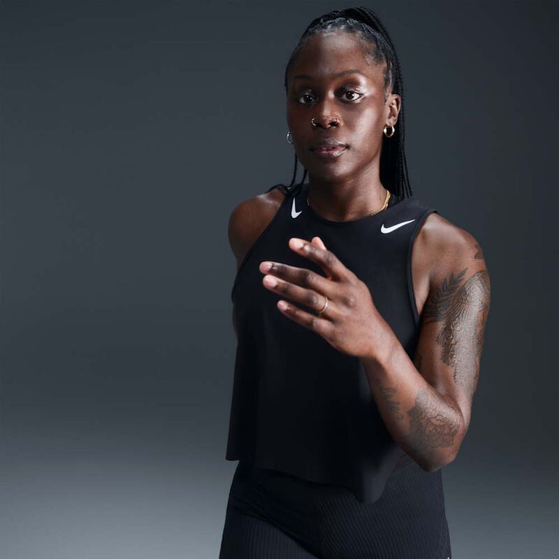 Polo Nike AeroSwift, Negro, hi-res