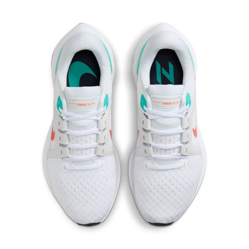 Nike Air Zoom Vomero 16, Blanco/Jade transparente/Obsidiana/Rojo picante, hi-res