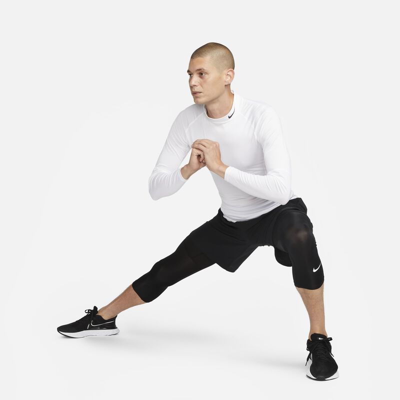 Nike Pro, Negro/Blanco, hi-res