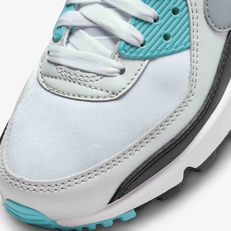 Nike Air Max 90, Blanco/Nebulosa verde azulado/Negro/Gris frío, hi-res
