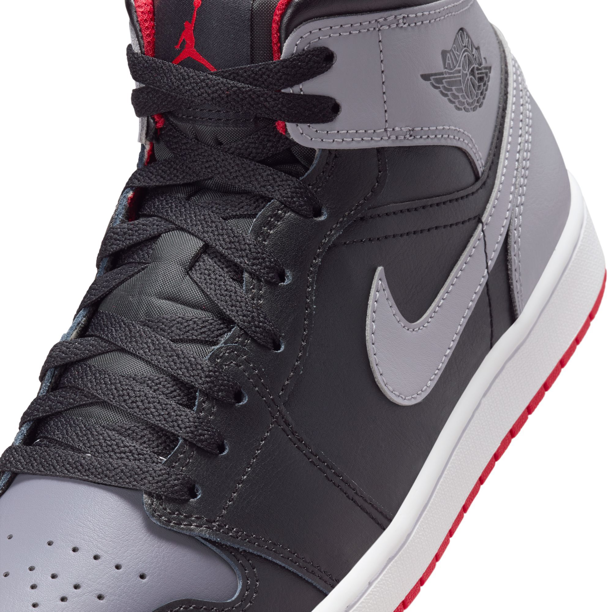 jordan 1 mid grey men