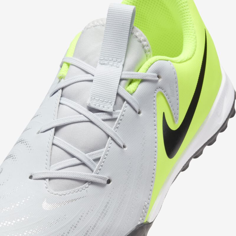 Nike Jr. Phantom GX 2 Academy, Plata Metalizada/Negro-Voltio, hi-res